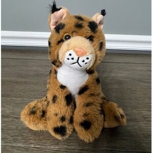 Lynx Plush Stuffed Animal Toy Spotted Wild Cat Collectible Kids Gift